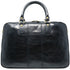 The Floto Venezia Slim Italian leather briefcase is a men's business bag that is handcrafted in Italy.  This is the Venezia Slim in Black.
